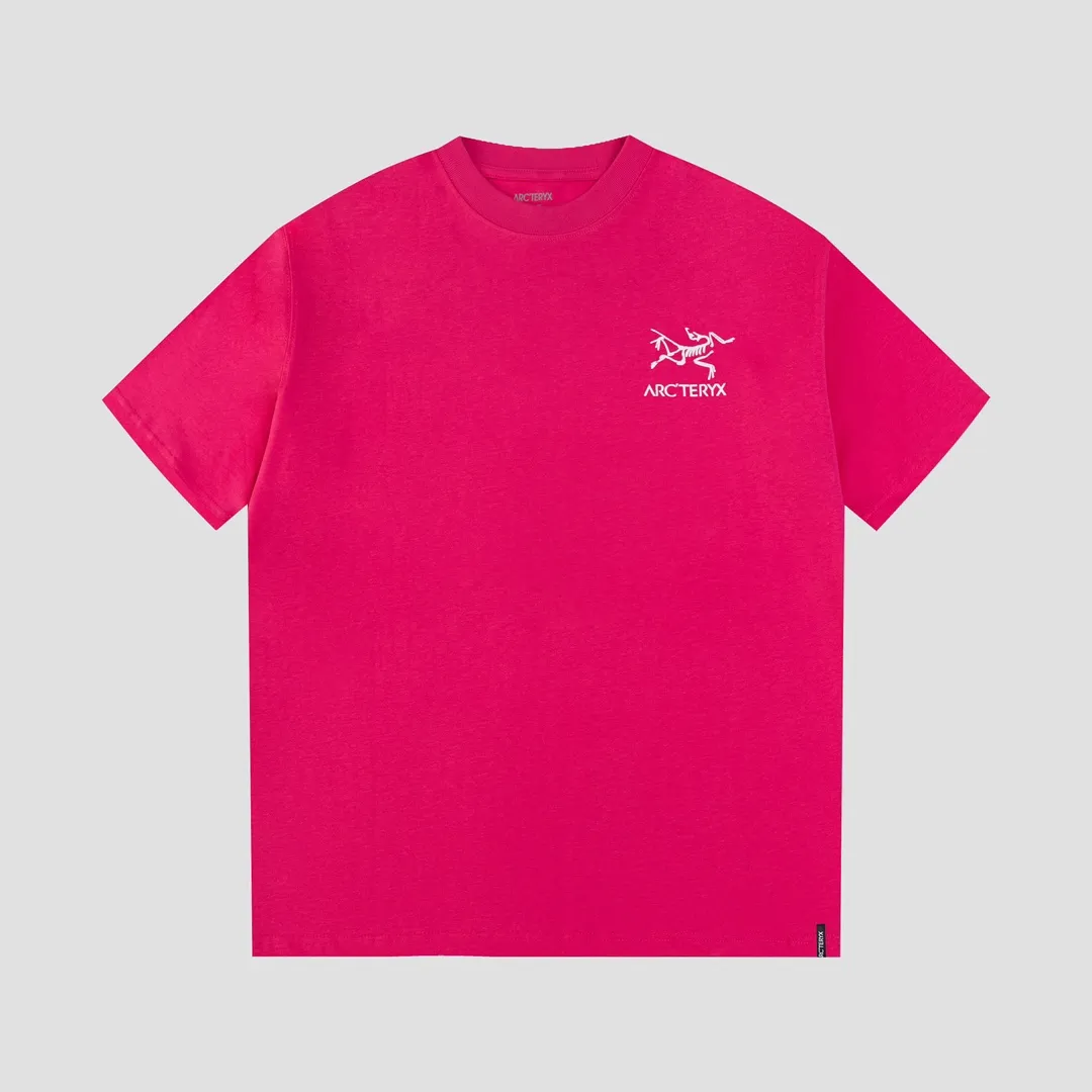 Ayc Teryx （ 3） 2024FW T LOGO Premium 32s Same Style ：Black White Red Pink Size：XS S M L